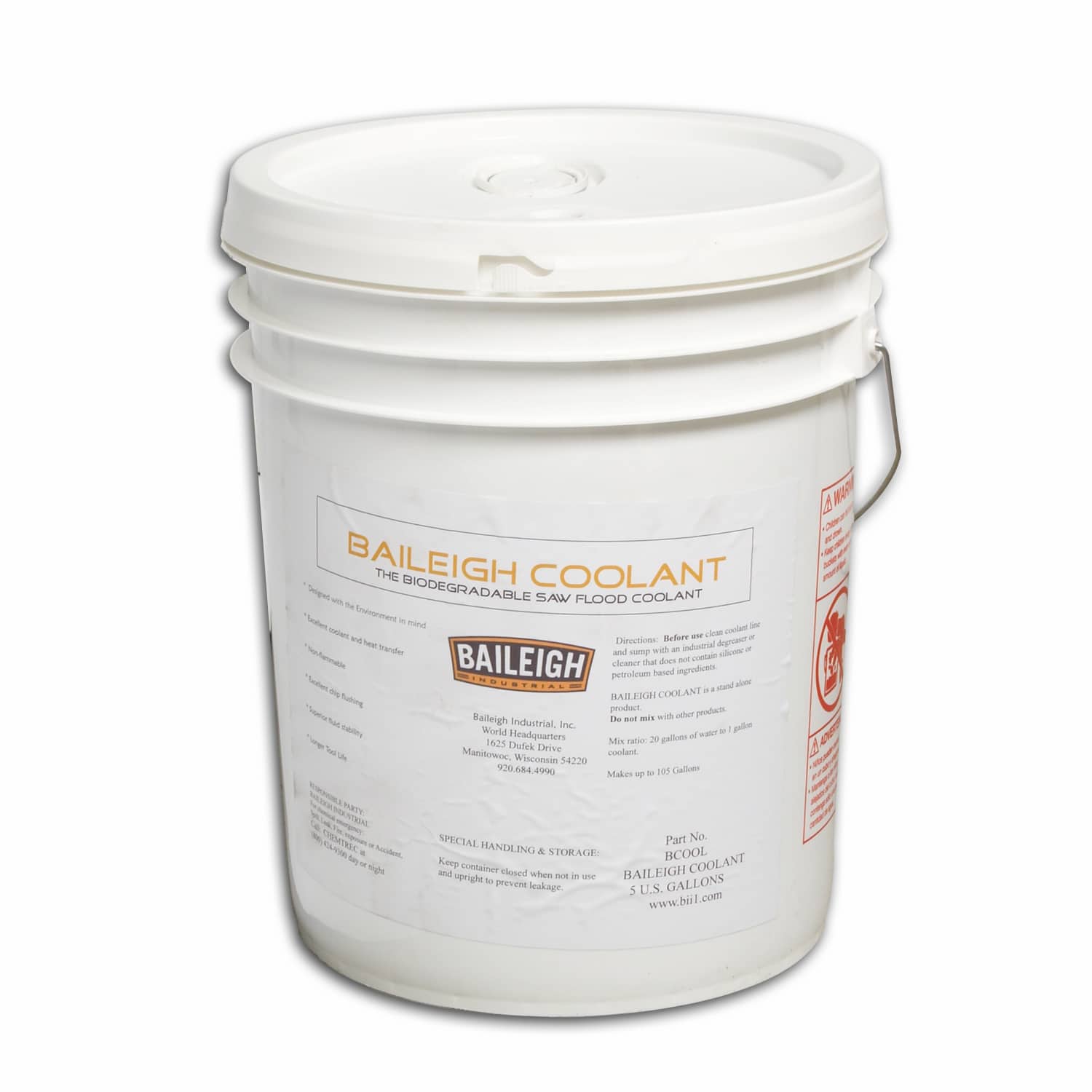 Baileigh 5 US Gallon Saw Coolant Onix Machinery Sales Ltd.