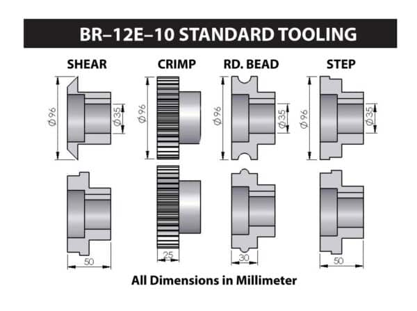 Baileigh BR-12E-10 Heavy Duty Bead Rolling Machine