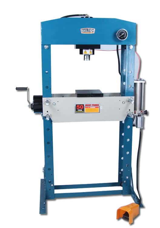 Baileigh HSP-50A Air and Hand Operated H-Frame Press