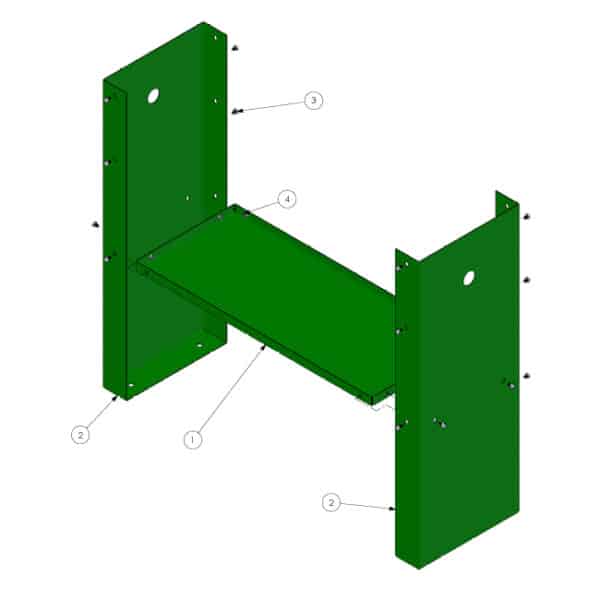 RAMS 24-28 Pittsburgh Machine Stand